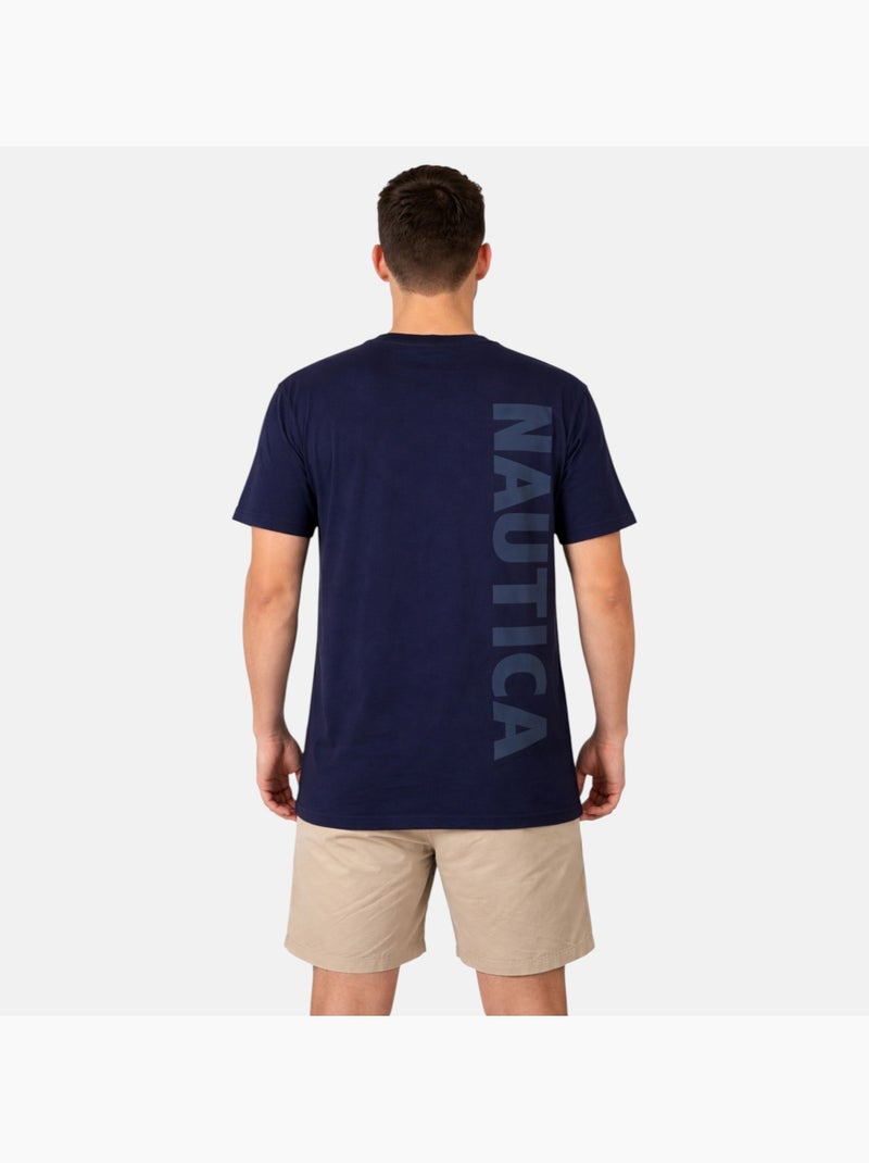 Nautica - T-shirt manga curta  homem Azul-marinho - Kiabi