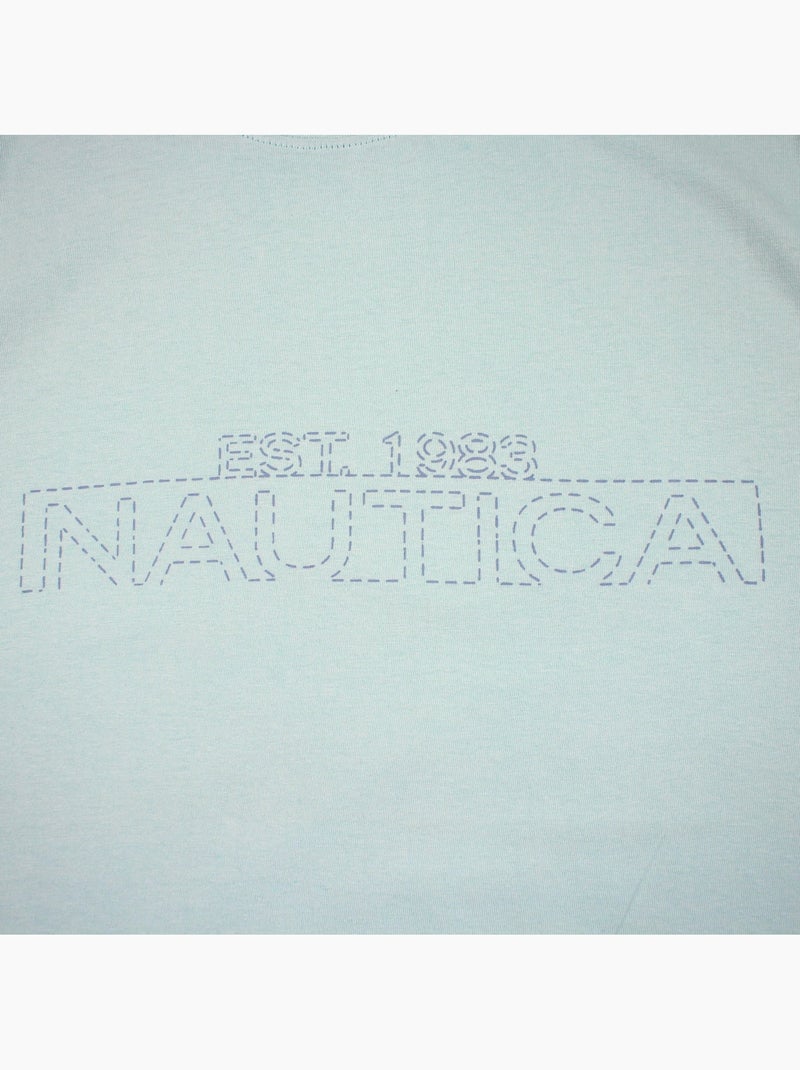 Nautica - T-shirt manga curta  homem Azul - Kiabi