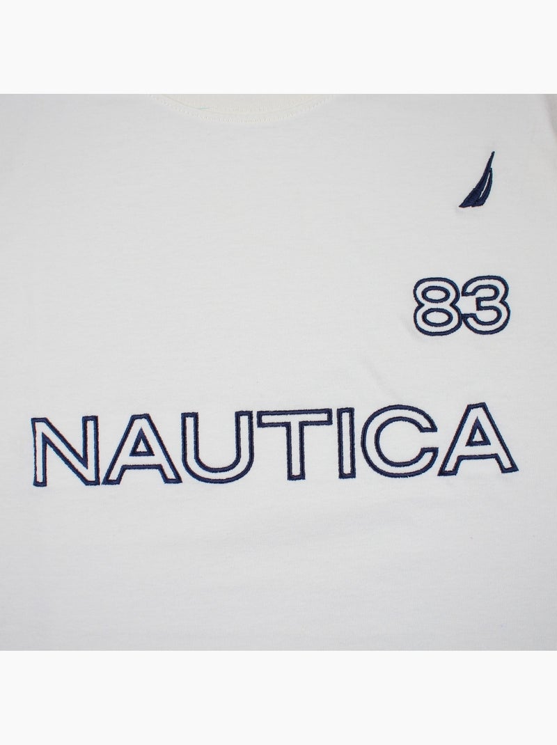 Nautica - T-shirt manga curta  homem Branco - Kiabi