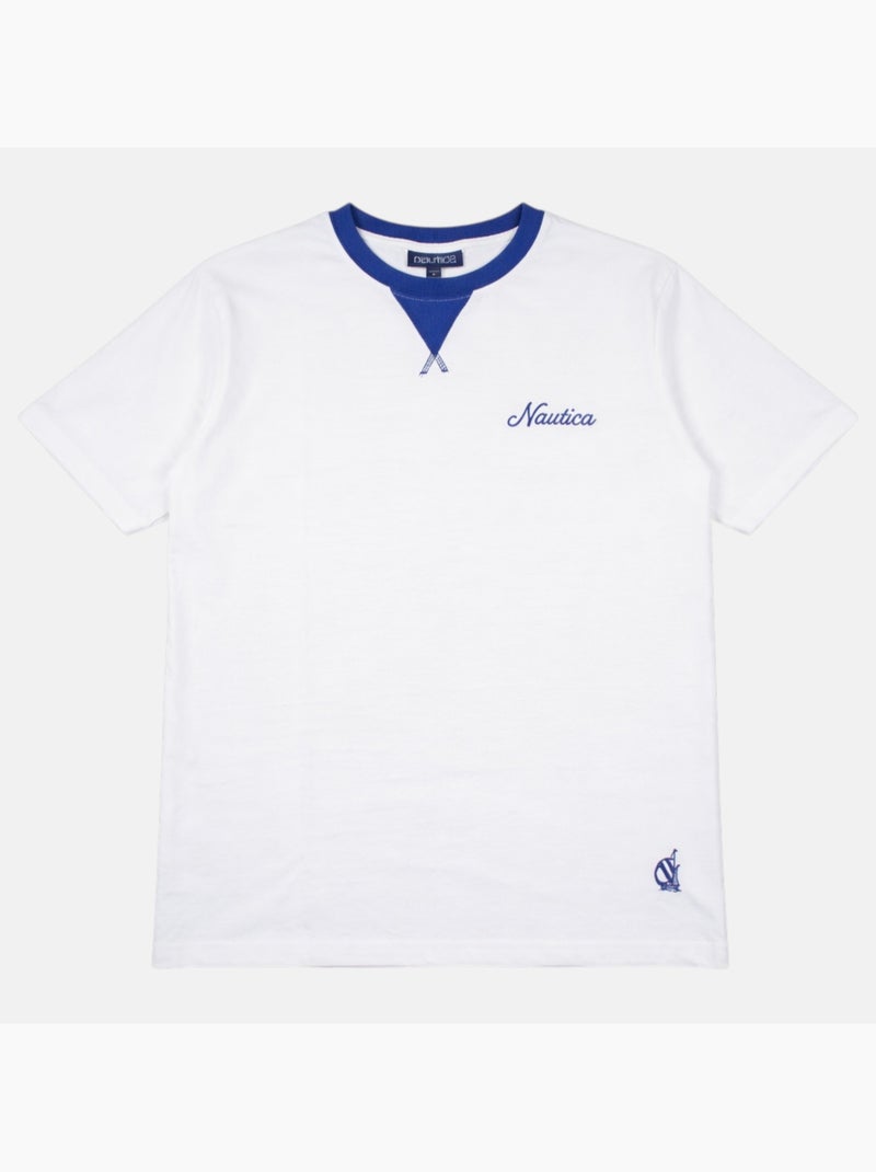 Nautica - T-shirt manga curta  homem Branco - Kiabi