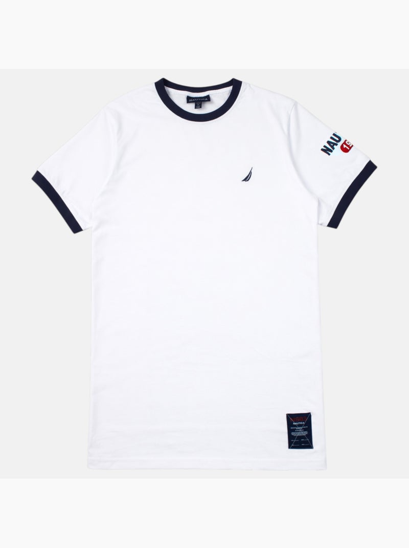 Nautica - T-shirt manga curta  homem Branco - Kiabi
