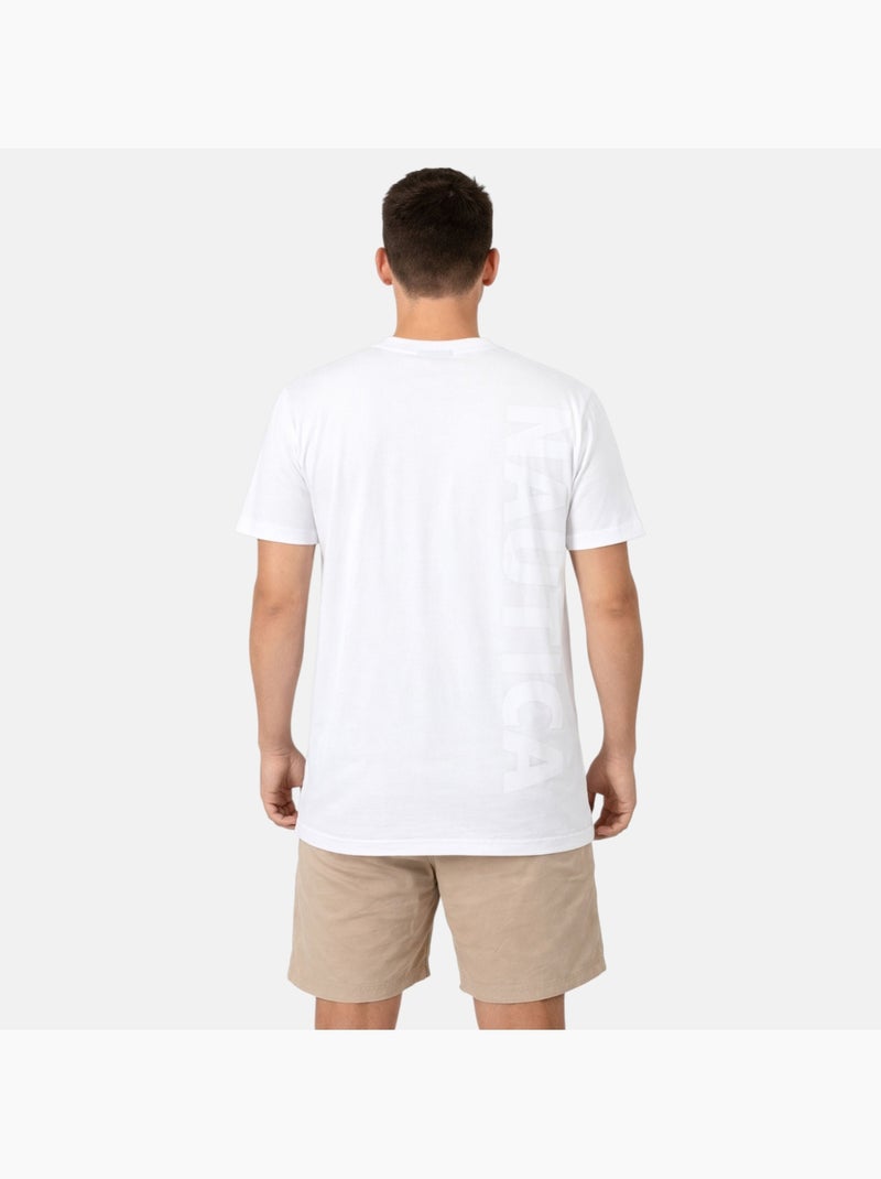 Nautica - T-shirt manga curta  homem Branco - Kiabi
