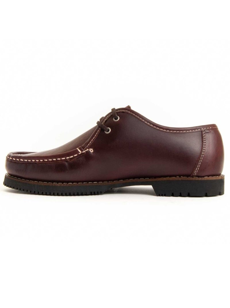 Náutico Couro Natural Purapiel Vermelho - Kiabi