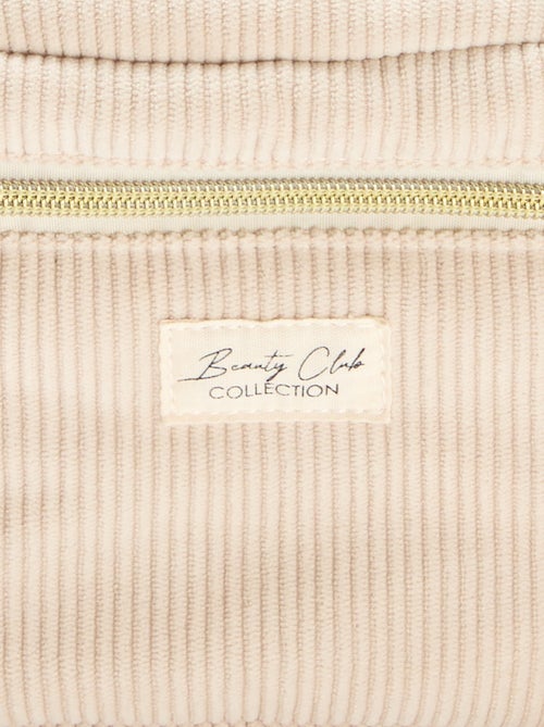 Nécessaire - Nécessaire - material canelado - Kiabi