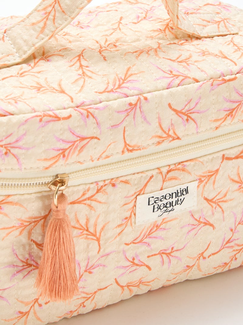 Necessaire com padrões Branco - Kiabi