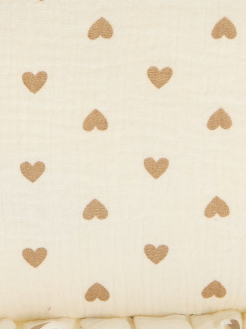 Necessaire de toilette em gaze de algodão - Kiabi