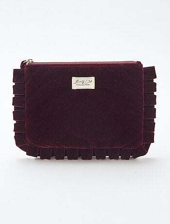 Necessaire de toilette em veludo