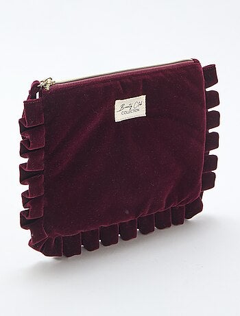 Necessaire de toilette em veludo