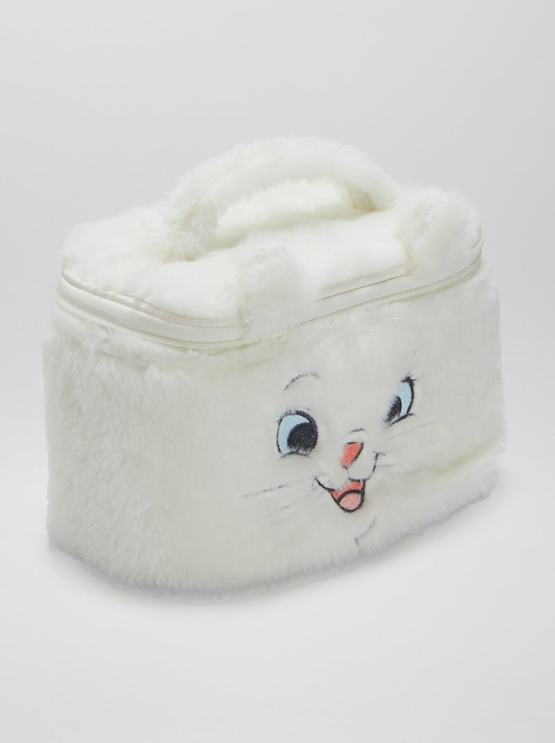 Nécessaire em imitação de pelo 'Maria' dos 'Aristogatos' BRANCO - Kiabi