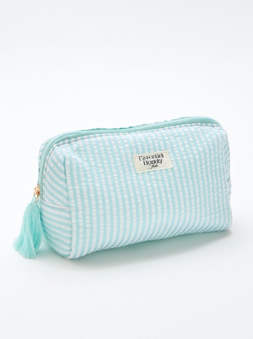 Necessaire estampada com zíper - Kiabi