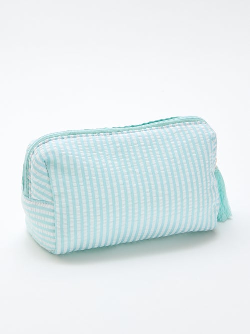 Necessaire estampada com zíper - Kiabi