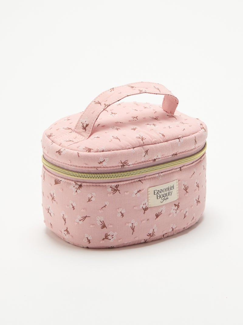 Necessaire estampado Rosa - Kiabi