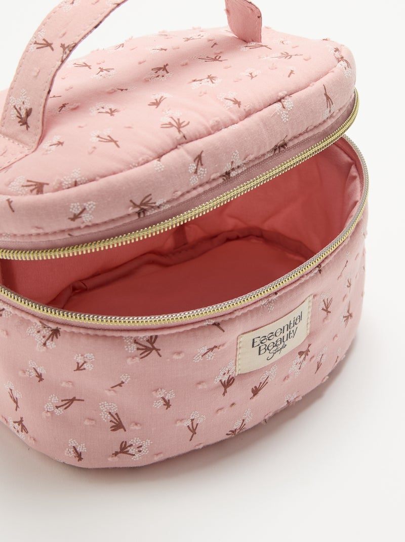 Necessaire estampado Rosa - Kiabi