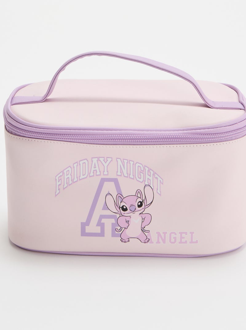 Necessaire 'Stitch' com pega Rosa - Kiabi