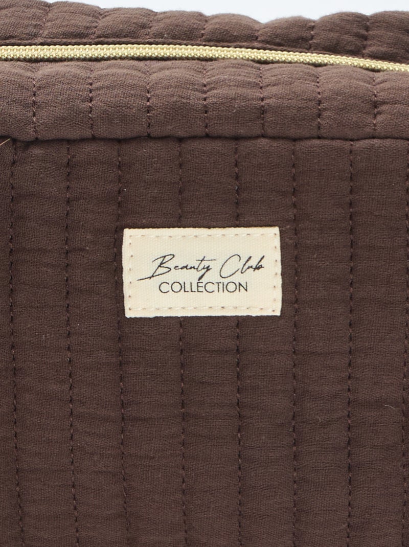 Necessaire Vanity grande Castanho - Kiabi