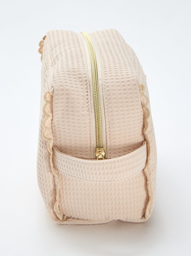 Necessaire Vanity tamanho grande Bege - Kiabi