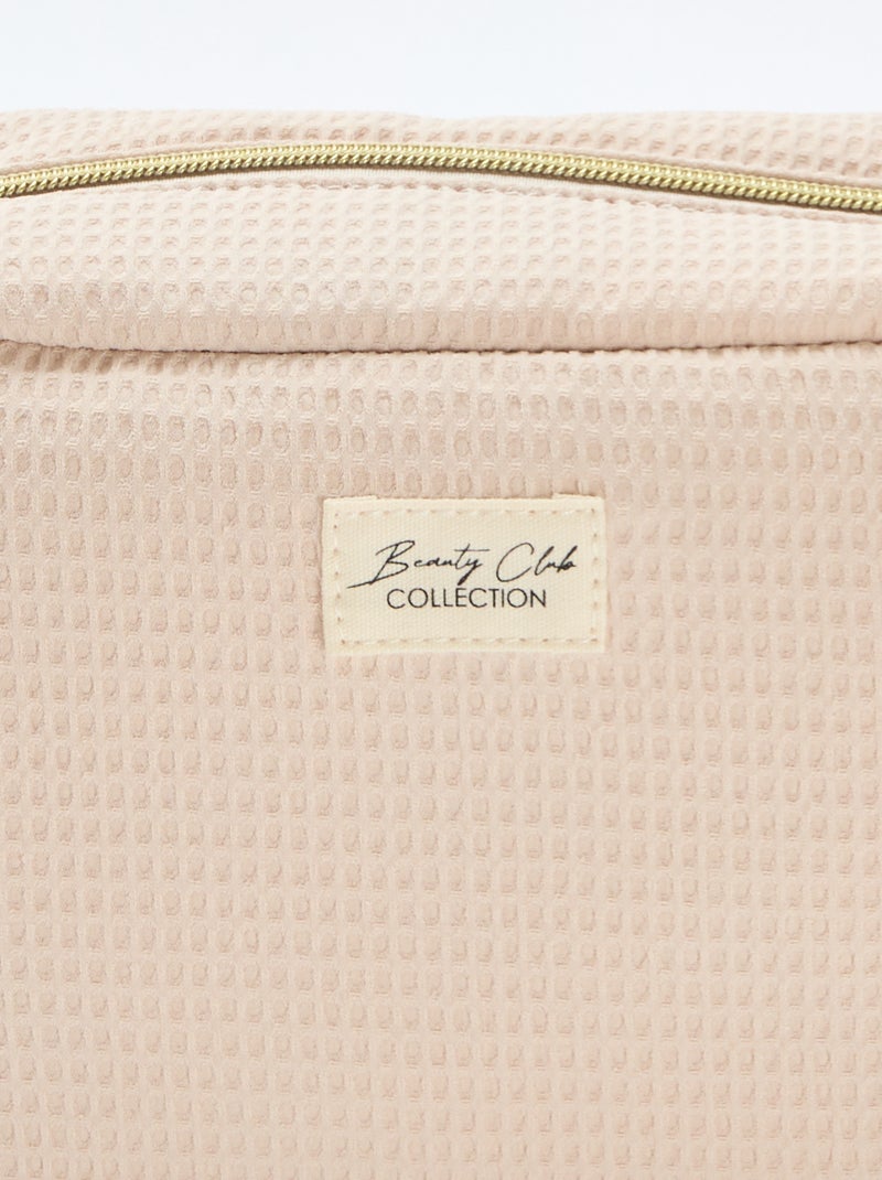 Necessaire Vanity tamanho grande Bege - Kiabi
