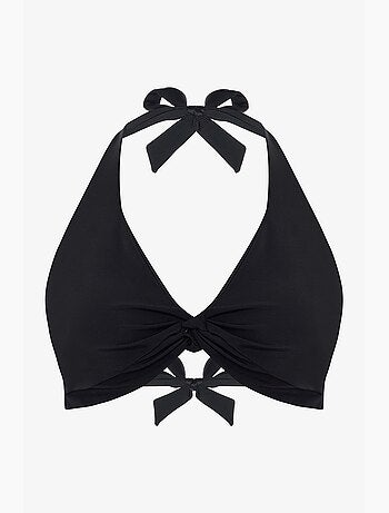 New top de biquíni triângulo twist penti