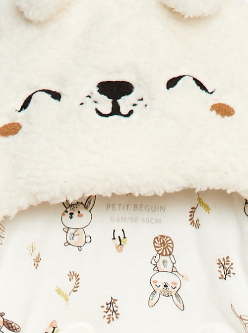 Ninho de anjo animado com efeito ultra suave - Kiabi