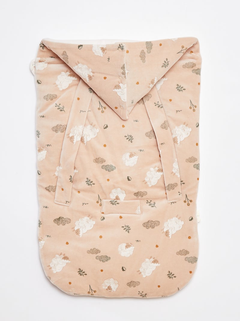 Ninho de bebé quente com cadeira de automóvel Bege - Kiabi