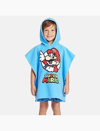 Nintendo - poncho de banho com capuz estampado