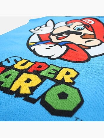 Nintendo - poncho de banho com capuz estampado