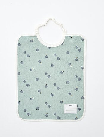 O lote de 2 babetes com decote elástico