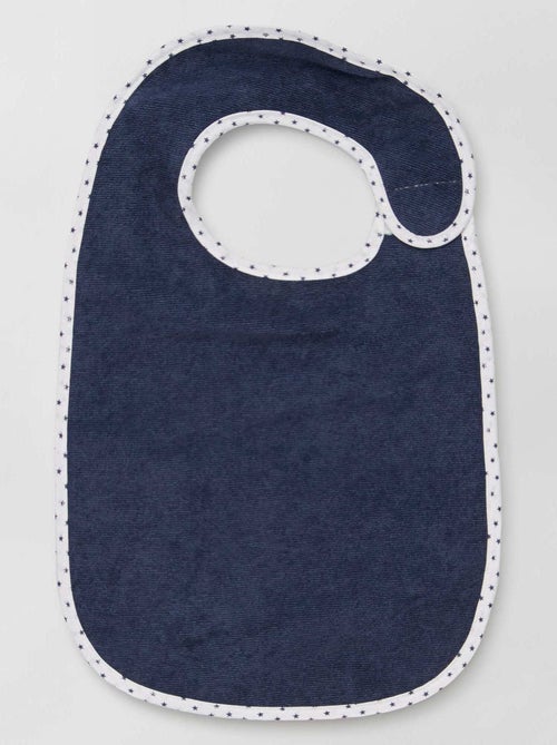 O lote de 7 babetes de felpa forrados - Kiabi