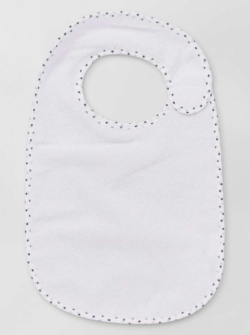 O lote de 7 babetes de felpa forrados - Kiabi