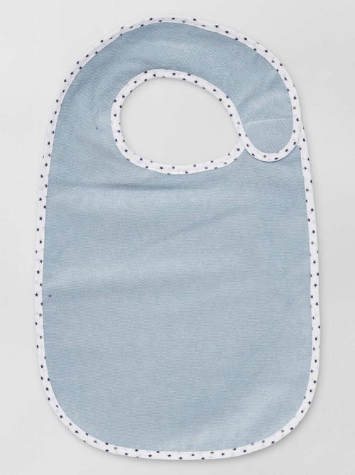 O lote de 7 babetes de felpa forrados - Kiabi