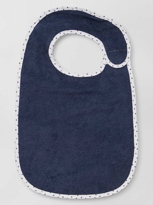 O lote de 7 babetes de felpa forrados - Kiabi