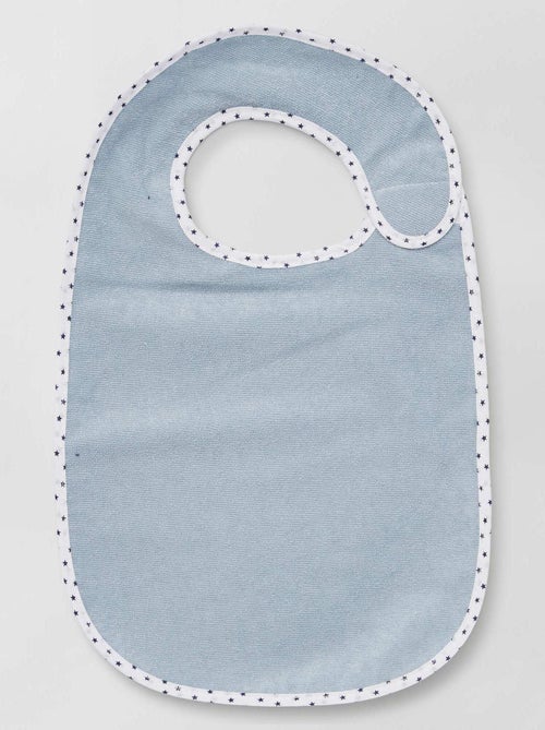 O lote de 7 babetes de felpa forrados - Kiabi