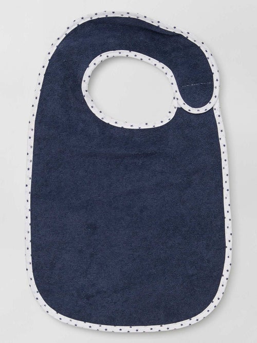 O lote de 7 babetes de felpa forrados - Kiabi