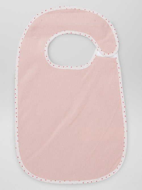 O lote de 7 babetes de felpa forrados - Kiabi