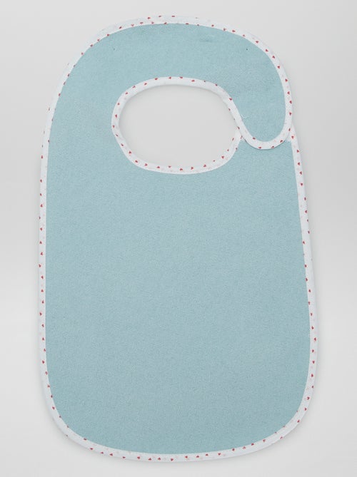 O lote de 7 babetes de felpa forrados - Kiabi