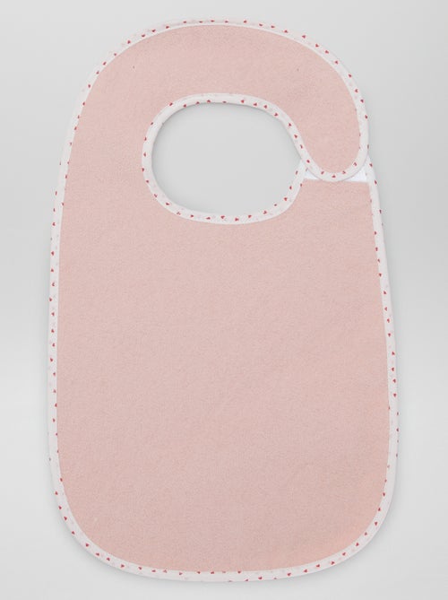 O lote de 7 babetes de felpa forrados - Kiabi