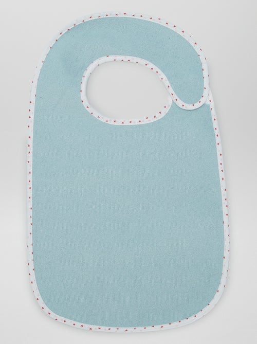 O lote de 7 babetes de felpa forrados - Kiabi