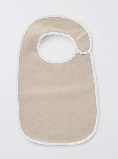 O lote de 7 babetes de felpa forrados - Kiabi