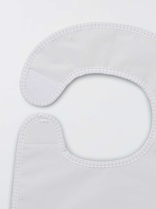 O lote de 7 babetes de felpa forrados - Kiabi