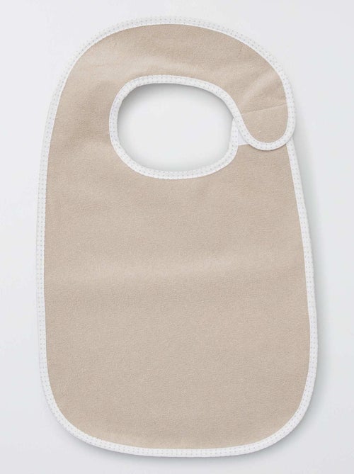 O lote de 7 babetes de felpa forrados - Kiabi