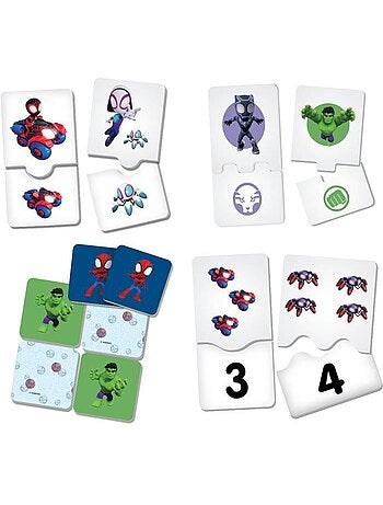O spidey e os seus fantásticos amigos jogos de tabuleiro 10 em 1