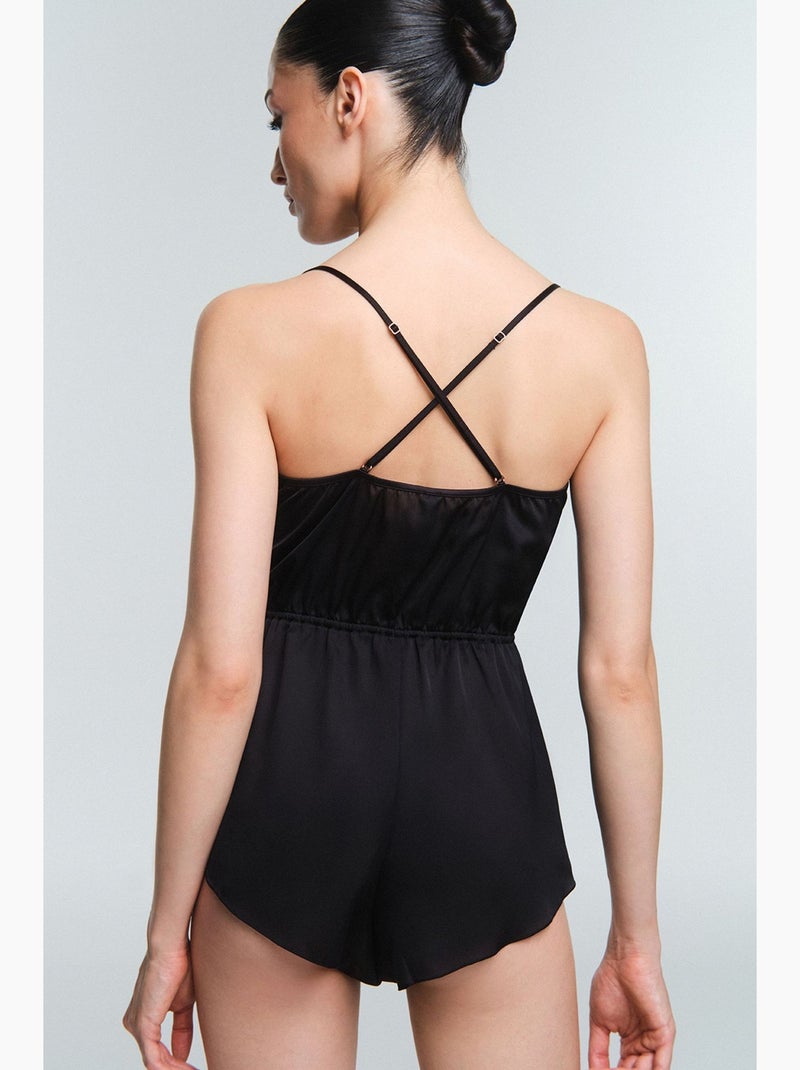 Obsidia body em renda penti Preto - Kiabi