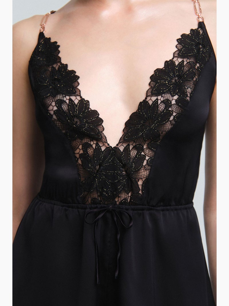 Obsidia body em renda penti Preto - Kiabi