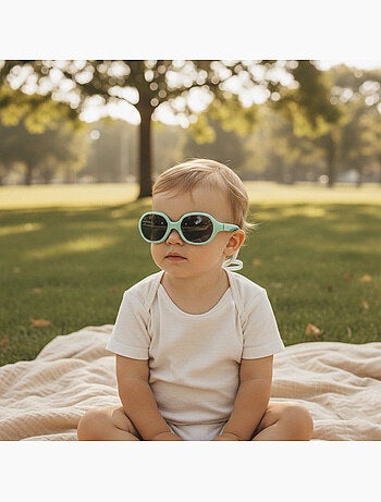 Óculos de sol bebé flexíveis proteção UV