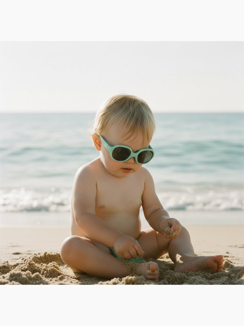 Óculos de sol bebé flexíveis proteção UV Azul-aqua - Kiabi