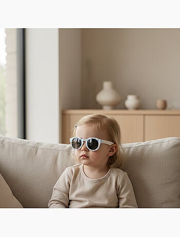 Óculos de sol bebé flexíveis proteção UV