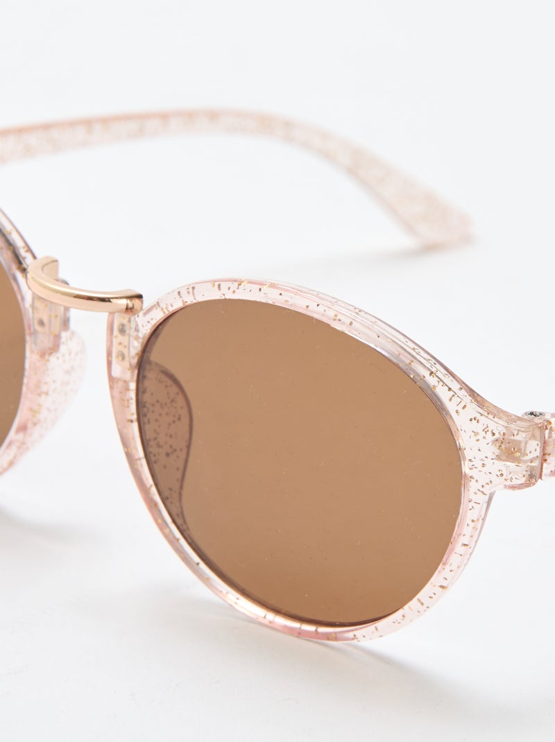 Óculos de sol com glitter Rosa - Kiabi