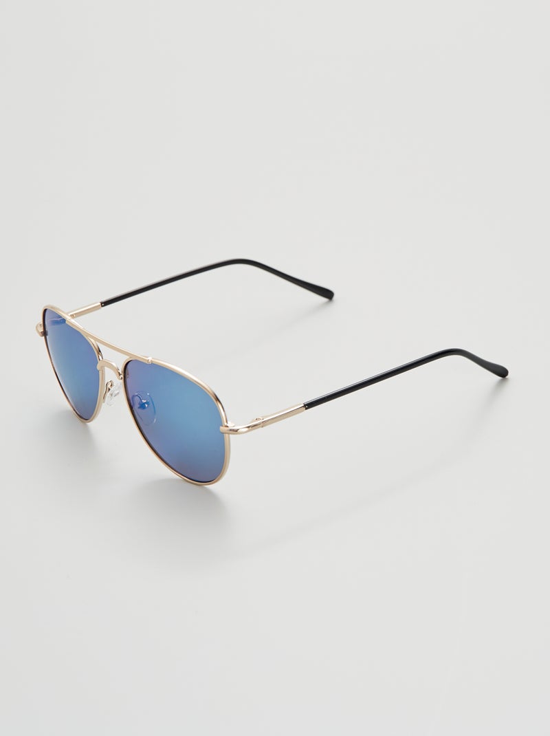 Óculos de sol estilo aviador PRETO - Kiabi