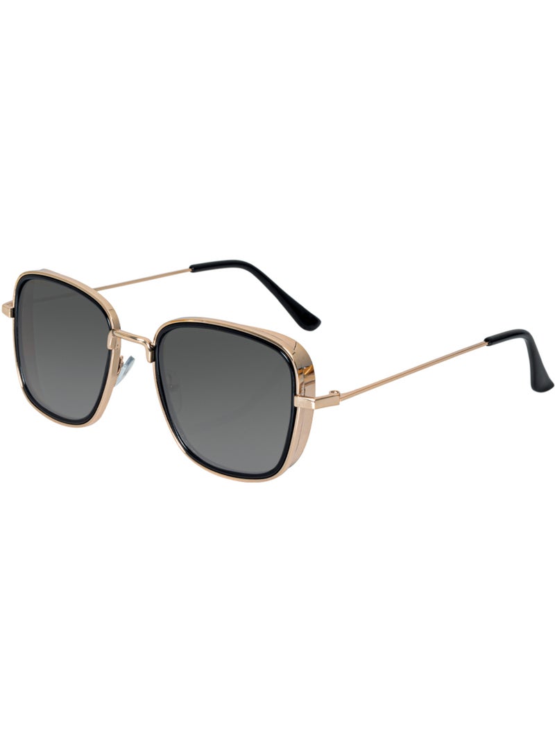Óculos de sol polarizados unissexo Dourado - Kiabi