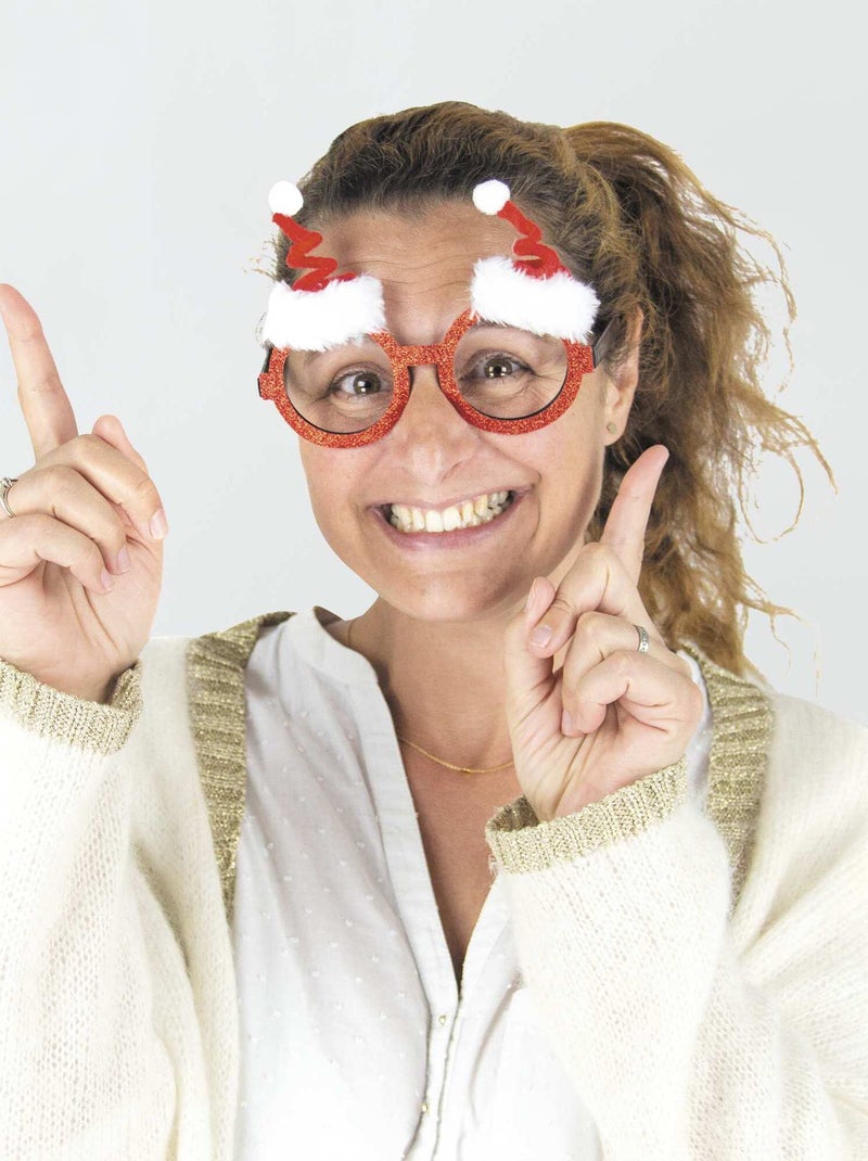 Óculos festivos - Chapéu de Natal VERMELHO - Kiabi